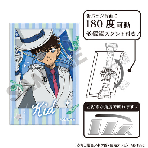 『名探偵コナン』アート缶バッジ 怪盗キッド バルーン